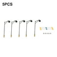 thumbnail image 1 of 5 x OO / HO Scale LED Street Light Railroad Path Lamp Post + Resistors, 1 of 9