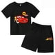thumbnail image 4 of Ropa de verano de algodón con dibujos animados para niños, camiseta de Pixar Car Lightning Mcqueen, camiseta para niños de 3 a 14 años, conjunto de camiseta y pantalones cortos, 4 of 4