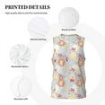 thumbnail image 3 of Naloa Butterfly Flower Basketball Jersey Reversible Men's Mesh Athletic Sports Shirts Training Practice S-4XL4X-Large, 3 of 6