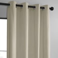 thumbnail image 4 of HPD Half Price Drapes Basic Deluxe Velvet Room Darkening Curtains 2 Panels Set - Grommet Curtains 84 Inches Long Window Curtains for Living Room & Curtains for Bedroom, 50W x 84L, Light Ivory, 4 of 11
