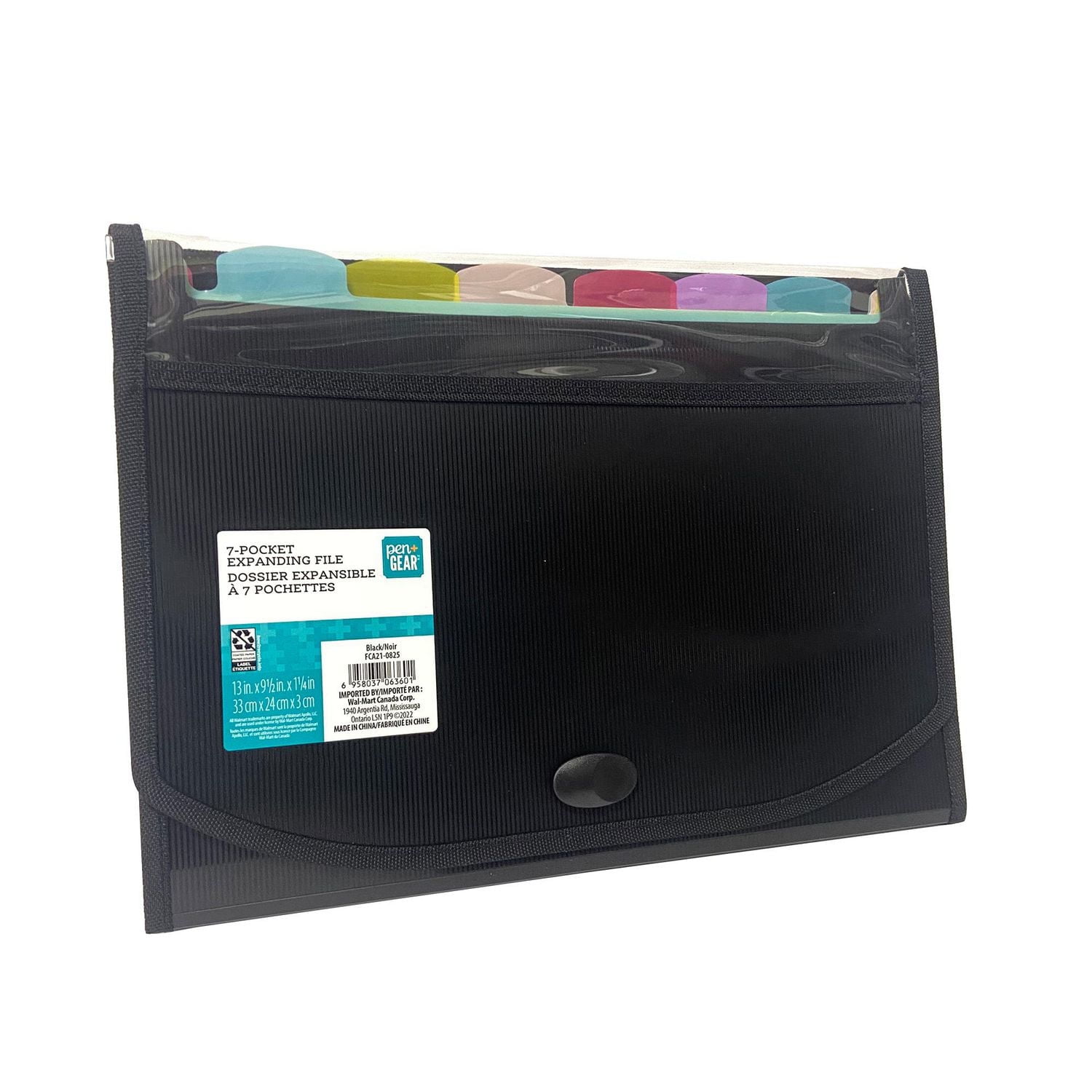 PEN+GEAR 7 PKT EXPANDING FILE, Size : 13  inch