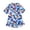 Blue, variant on Gerichy Toddler Girl Swimsuit,Girls Bathing Suit Kids Baby Girl Bikini Ruffle Swimwear Swimsuit Bathing Suit