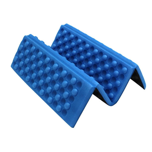 Asiento de cojín de espuma con almohadillas de espuma XPE plegables a prueba de humedad para camping Park Picnic (azul)