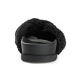 thumbnail image 4 of Brinley Co. Womens Crisscross Faux Fur Slipper, 4 of 7