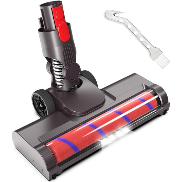 Dyson Vacuum Attachments Set for V15 V8 V7 V10 V11, Hardwood Floor Attachment with Flexible Rollers, Soft Roller Brush Head Replacement with LED Light