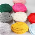 thumbnail image 5 of Xiao Hua Hilo ultragrueso, Hilo Hielo - 240 g, 1 rollo, Poliéster, tejido ideal para mantas, camas para mascotas, bolsos y gorros, Suave, transpirable y cálido, Fácil de aprender, Verde claro, 5 of 5