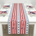 thumbnail image 6 of July 4th Decor Clearance! Patriotic Bow FlagTable Runner - American Star Table Runner for Home - Memorial Day Decorations - Fourth of July Accessories Decor Party Supplies Indoor Outdoor, 6 of 8
