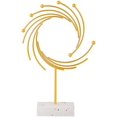 thumbnail image 1 of Abstract Gold Home Decor Whirlwind Statue Romantic Sculpture, 1 of 4