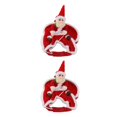 thumbnail image 2 of Greeniant Navidad Ropa para mascotas Fiesta Festival Atmósferas navideñas Traje de animal de Navidad Decoración de ropa Papá Noel Type1 NO1, 2 of 6