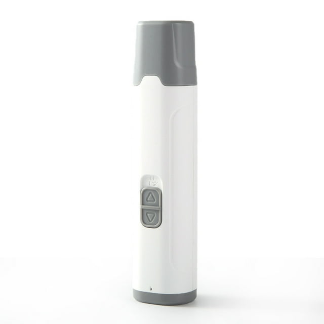 TFixol USB Rechargeable Pet Nail Grinder with LED Light, Dual Speed, Replaceable Diamond Heads for Cats and Dogs, White