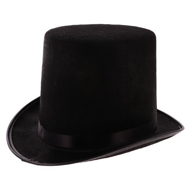3xSombrero Negro De Mago Sombrero De Halloween Sombrero De Jazz Negro Sunnimix Sombrero de copa de mago