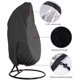 thumbnail image 2 of Nvzi Funda impermeable para columpio de jardín, cubierta superior para asiento de columpio, resistente a la lluvia, al polvo y a los rayos UV, 80 x 91 pulgadas (negra 210D), 2 of 5