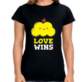 thumbnail image 2 of Love Wins LGBT Love Live Be Happy Love Print LGBT Equality Shirts for Women, 2 of 8