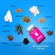 BEARVANA Top Support Gummies for Women, Natural Balance & Confidence, Fitness Supplement, Berry Flavor, 60 Count