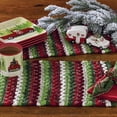 thumbnail image 2 of Park Designs Wintergreen Chindi Table Runner 54"L, 2 of 4