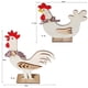 thumbnail image 4 of Adorno Decorativo Para Manualidades Con Forma De Gallo De Madera Creativo De Pascua Para Fiesta En Casa De Pascua, Adorno De Mesa Diy Para Decoración Del Hogar Methold HA022633-00, 4 of 7