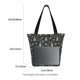 thumbnail image 3 of Fotbe Gold Snowflake Christmas Tree Bolsa de Playa con Estampado, Bolsa de Hombro, Bolsa de Mano Espaciosa, Bolsa de Viaje Ligera, Bolsa de Compras Versátil, 3 of 6