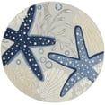 thumbnail image 2 of Nourison Aloha Indoor/Outdoor Blue/Grey 5'3" x ROUND Area Rug, (5 Round), 2 of 9