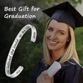 thumbnail image 3 of Turandoss Graduation Gifts for Her 2026 She Believed She Could So She Did Bracelets Cuff Bracelet College Graduation Gifts Class Of 2026 for Women best Friends Daughter Grad Present, 3 of 8