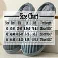 thumbnail image 3 of CHUMUD Slippers for Women, Warm Memory Foam Comfy Plush Slippers with Anti-Skid Rubber Sole Slip On House Shoes Indoor Use, 3 of 5