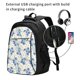 thumbnail image 2 of Balery Daisies Flowers Mochila con carga USB para hombre y mujer - Mochila impermeable y antirrobo para laptop con puerto USB para viajes, trabajo, 2 of 7