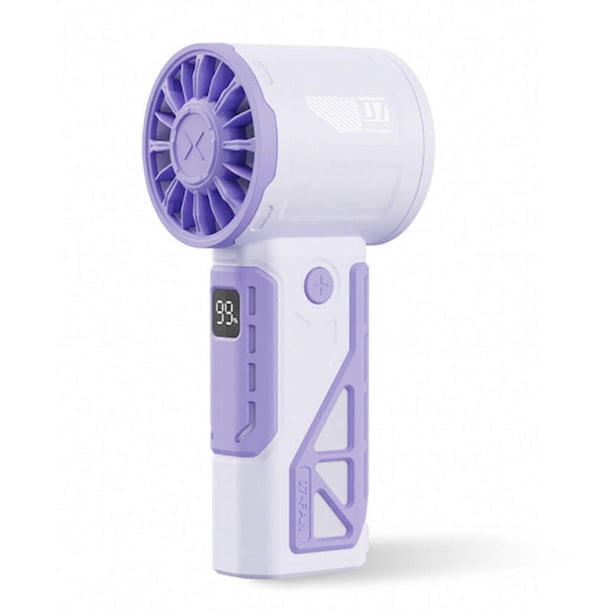 Portable Handheld Fan High Speed 100 Adjustable Mini Cooling Fan with 4000mAh Battery for Outdoor Office Travel