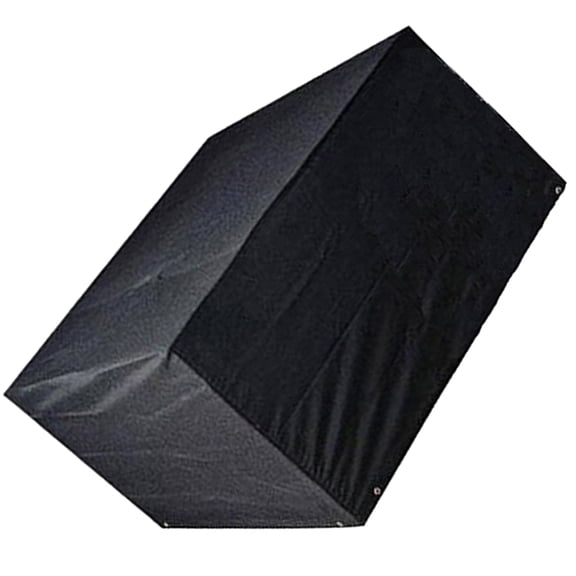 FONWILYO Black Patio Furniture Cover Set with Weatherproof Coating and Protective Seams