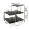 thumbnail image 4 of Evelyn&Zoe Cortland 20" Wide Rectangular Side Table, Gunmetal Gray, 4 of 8