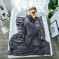 thumbnail image 2 of Gamexcel (36"x48", 5lbs) Weighted Blankets Heavy Blanket Adult Kid Breathable Cotton Material with Glass Beads Deep Sleep Sofa Blanket for Spring, 2 of 7