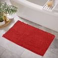 thumbnail image 2 of Bath Mat By LuxUrux-Extra-Soft Plush Bath Shower 20 x 30'' Bath Mat,1'' Chenille Microfiber Material, Super Absorbent Shaggy Bath Rug. Machine Wash & Dry, 2 of 9