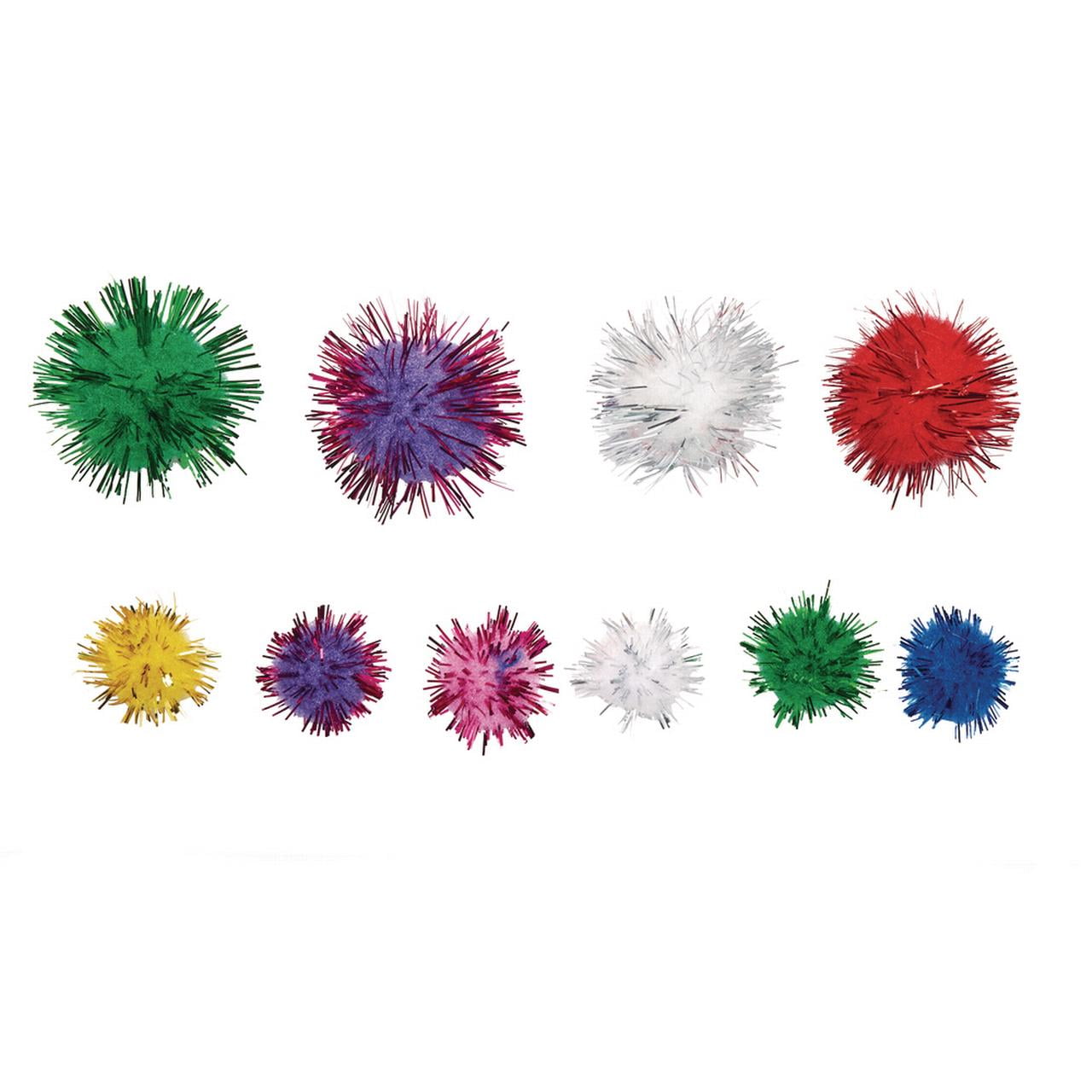 Colorations Glitter Pom-Poms - 300 Pieces