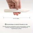 thumbnail image 2 of HLONK 1pc Genuine Cattle Bone Folder Tool  Smooth and Durable Paper Creaser for Scoring  Folding  Creasing  Crafting  Origami  Scrapbooking  Bookbinding  Card Making  Leather Crafts  Burn, 2 of 4