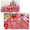 thumbnail image 4 of Bandera de mesa navideña de nieve de alce, artículos decorativos navideños, Bandera de mesa de algodón, decoración creativa de mesa de tela navideña, 4 of 4
