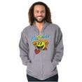 thumbnail image 5 of PACMAN Vintage Retro Video Game Zip Up Hoodie Men's Women's Brisco Brands S, 5 of 6