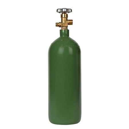 New 40 Cu ft Steel Oxygen Cylinder Ships Empty CGA540 Valved