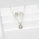 thumbnail image 5 of Juego Collar Y Aretes Solitario Swa Bco Oro Rosa 14k rosa Unitalla, 5 of 8