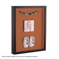 thumbnail image 2 of ArtToFrames 12x12 Inch Shadow Box Picture Frame, with a Satin Black Tall 1 Wide Shadowbox frame and Red Orange Mat Backing (4654), 2 of 7