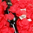 thumbnail image 2 of 2200 pétalos de rosa artificiales de seda roja realistas para decorar bodas (rojo), 2 of 5