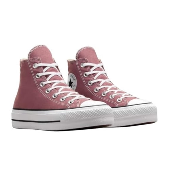 Converse Women's Chuck Taylor All Star High-Top Platform Sneaker, Light Saddle/Natural Ivory, 10