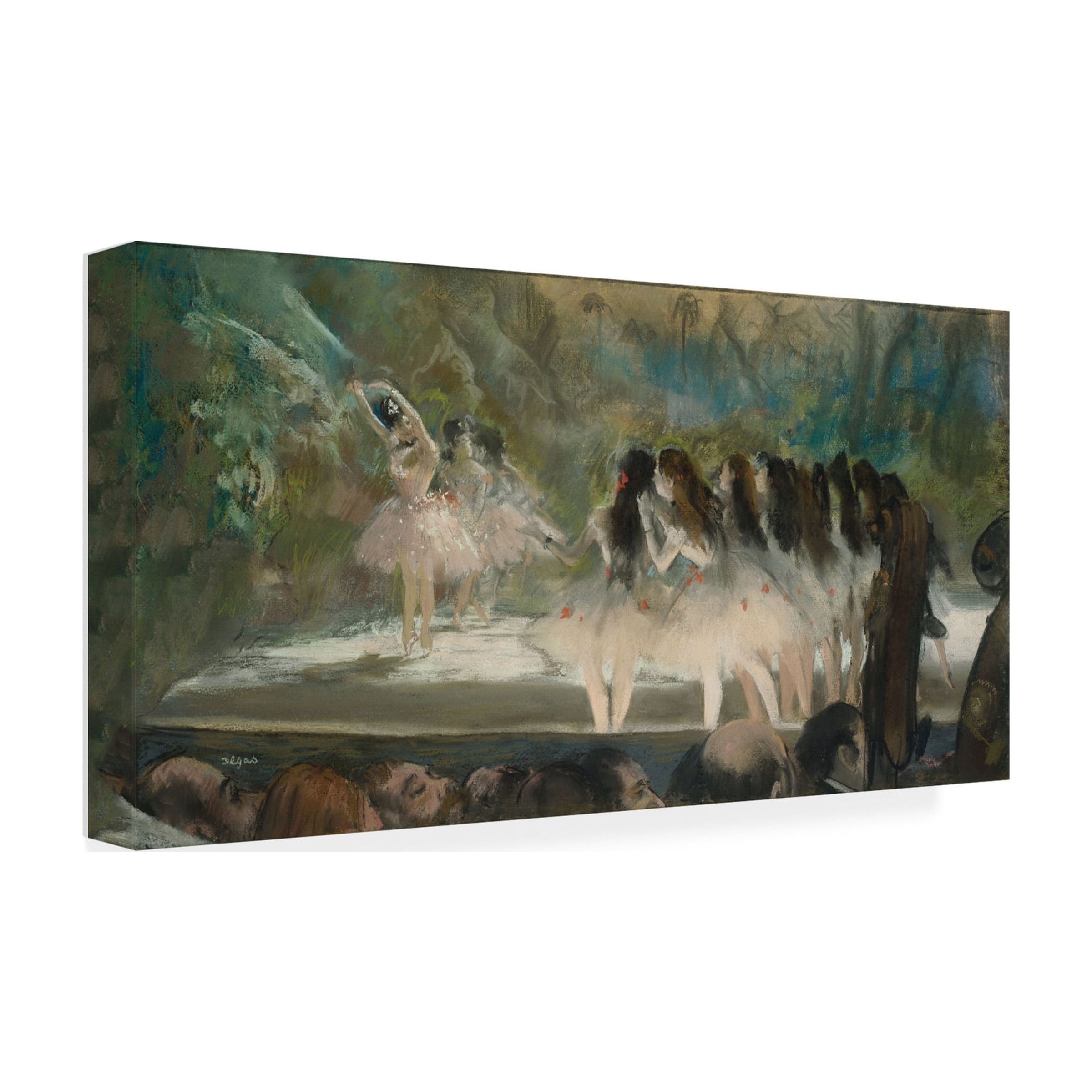 Degas 'Ballet At The Paris Opera' Canvas Art