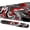 Abstract Red, variant on Large Mouse Pad for Desk - Gaming Mouse Pad with Stitched Edges, Anti-Slip Base for Keyboard and Mouse(Dazzle White,23.6x11.8 inch)