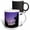 Multicolor, variant on 3drose, Image of Purple and Peach Sunset with Trees in Shadow, 11oz Mug
