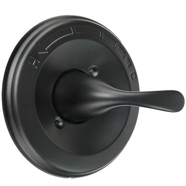 MONST Shower Handle T13020-BL- Replacement for Delta Classic 13/14 Series Single-Function Trim Kit,Shower Cover Plate with Handle,Matte Black(Valve& Catridge Not Inclued)