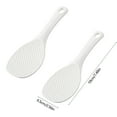 thumbnail image 3 of SHIMELE Nonstick Plastic Rice Paddle Set, Rice Serving Spoon, Kitchen Utensils, Easy Clean Stirring Tool, Comfortable Grip, Heat Resistant, 2 Pack, 3 of 6