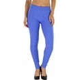 thumbnail image 6 of ToBeInStyle Womens Easy Pull-On Denim Skinny Fit Comfort Stretch Leggings Jeggings, 6 of 6