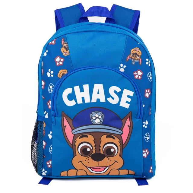 Mochila Paw Patrol Kids Blue Chase con correas ajustables