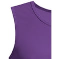 thumbnail image 2 of Expert Brand USA-Made Men's Oxymesh™ Athletic Sleeveless T-Shirt, Dark Purple, Large, 2 of 3