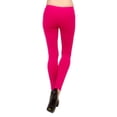 thumbnail image 3 of Vivian's Fashions Long Leggings - Cotton, Junior Size (Fuchsia, Small), 3 of 3