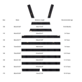 thumbnail image 6 of CPNG Girls and Boys Denim Short Overalls Adjustable Straps Overalls Kids Casual Loose Fit Streetwear Performance Suspender Shorts(Black,15-16 Years), 6 of 9
