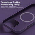 thumbnail image 4 of For Magsafe Original Magnetic Cases For iPhone 15 14 13 12 11 Pro Max Plus Wireless Charge Case Liquid Silicone Cover Accessory, 4 of 5
